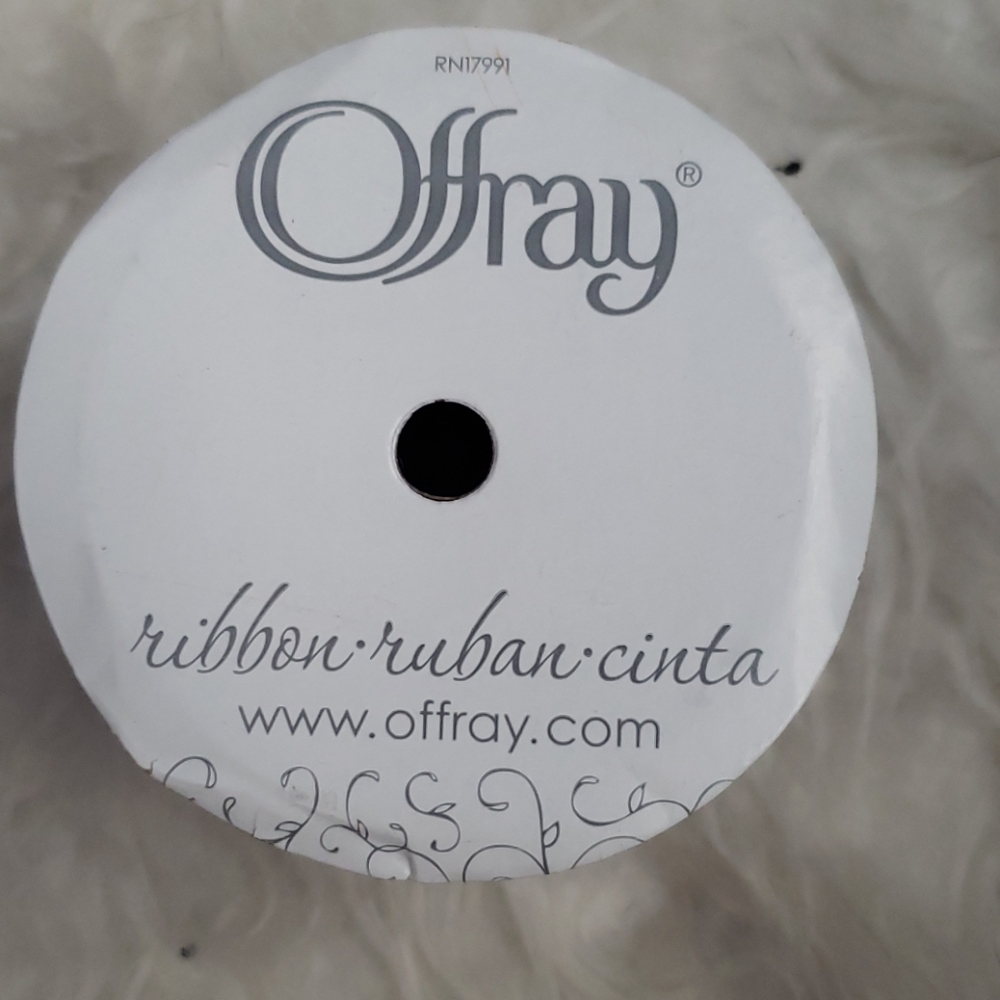 NWT Offray Nautical Navy Ribbon - Picture 2 of 3